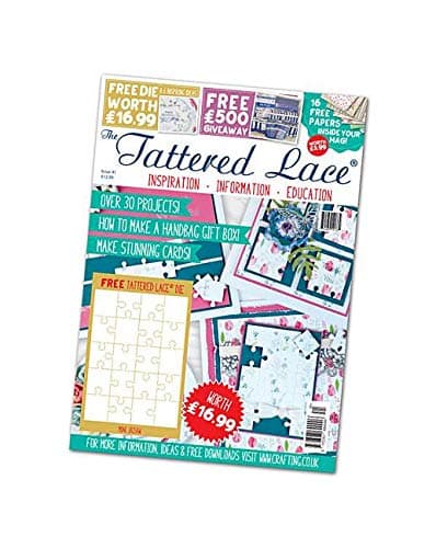 Tattered Lace Magazine Issue 41 with 33 Projects and Free Tattered Lace Mini Jigsaw Cutting Die