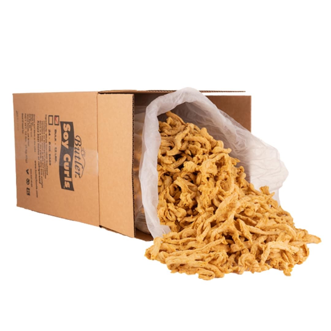 Butler Foods Soy Curls, 12 lb. Bulk Bag