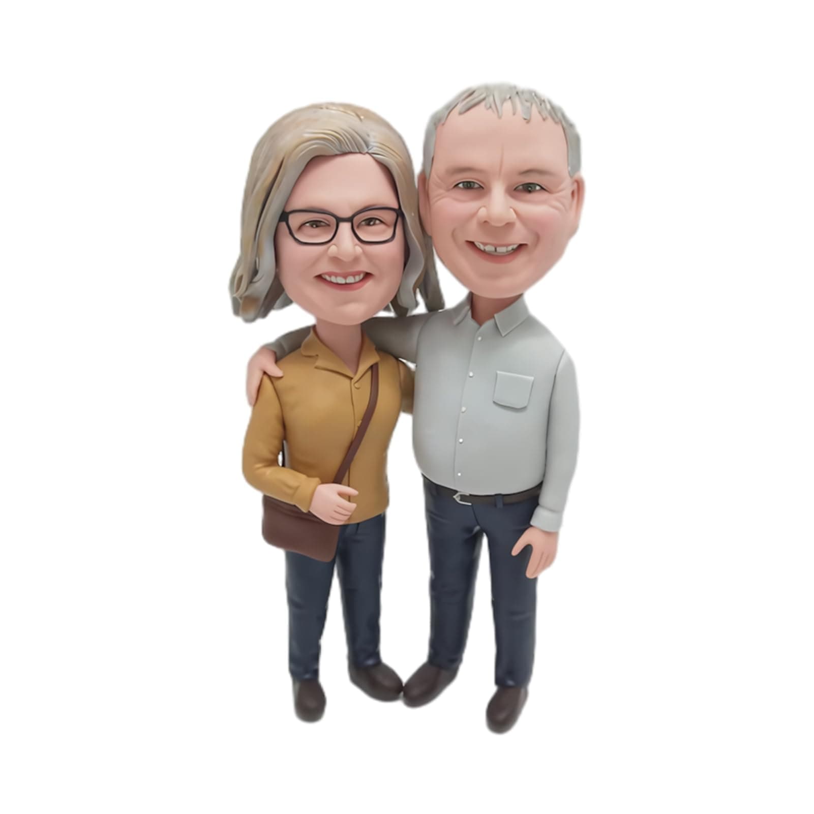 Fully Custom Lovers Bobblehead Personalized Couple Figurine, Creative Gift for Parents, Two People,DHL Service