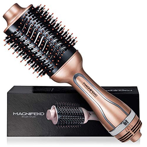 Magnifeko Hair Dryer Brush and Styler volumizer Hot Air Hairdryer Brush in One - Round Blow Dry Brush - Electric Hair Drying