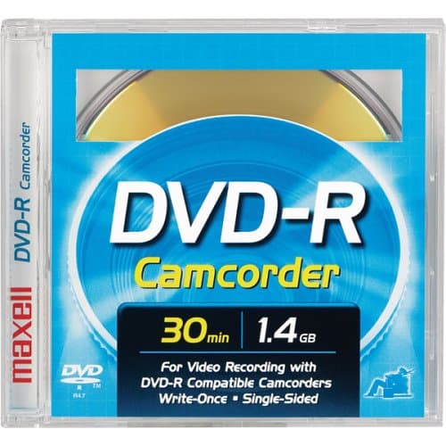 DVD-R CAM/SONY 3¿ DVD-R Removable Disc In Jewel Box for Sony DVD Camcorders