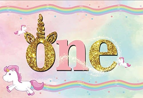 Laeacco Unicorn Background 5x3ft Photography Backdrops One Birthday Party Decoration 1st Birthday Dreamy Flying Unicorn Pink Backdrop Kid Adults Baby Pohoto Portrails Artistic Studio Props