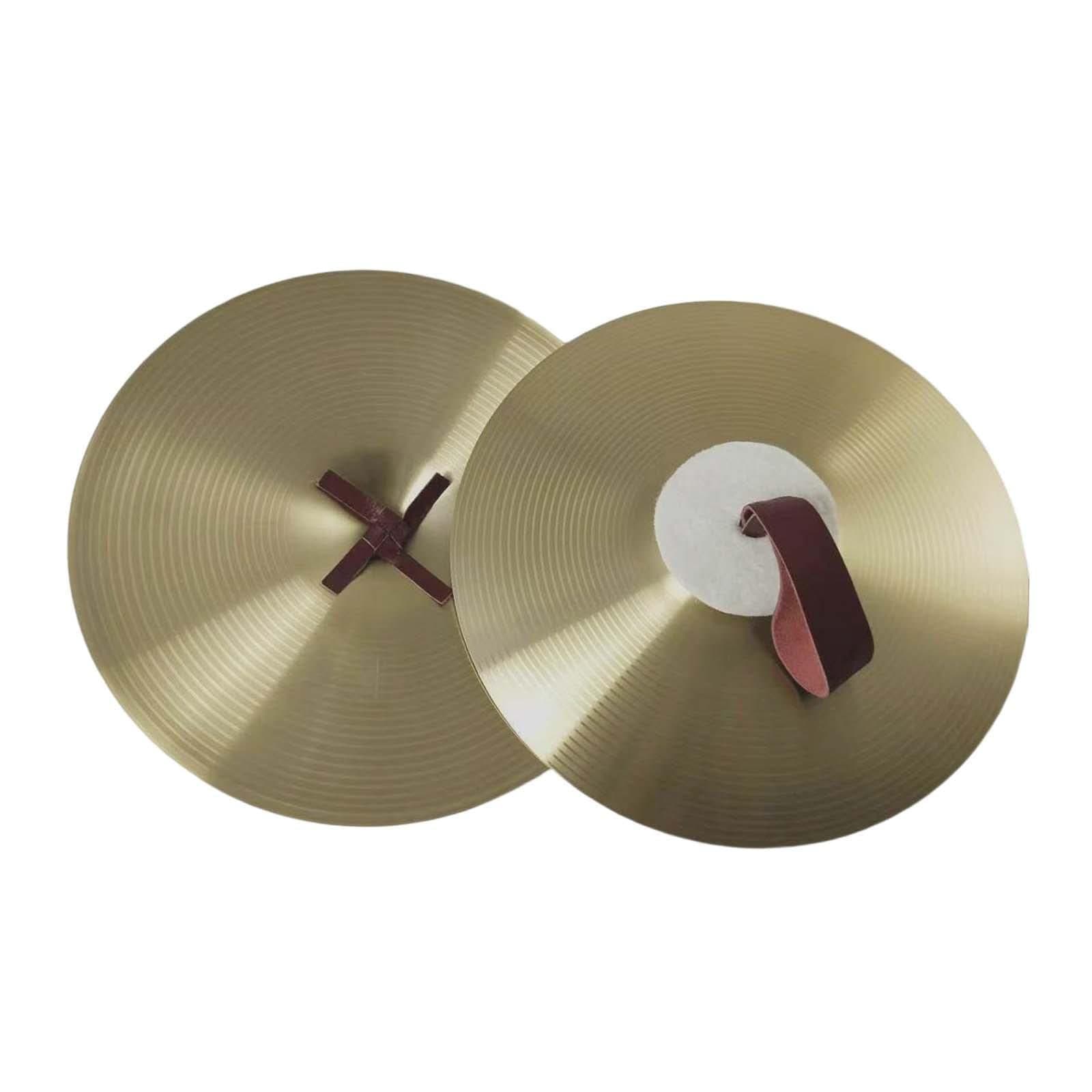 Hand Cymbals Percussion Instrument Hand Cymbals Alloy for Performance Party Beginner Professional Drum Players, 10inch
