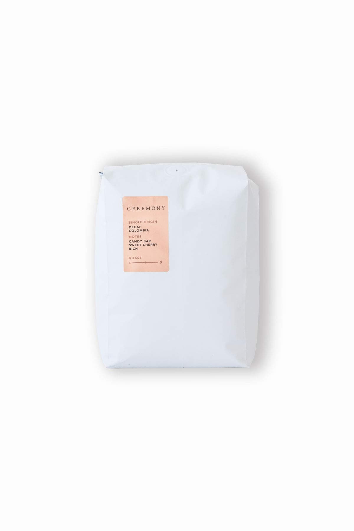 Ceremony Coffee Roasters - Decaf Colombia - Specialty Whole Bean or Ground Coffee- 2lb Bag (Drip - Medium Grind)