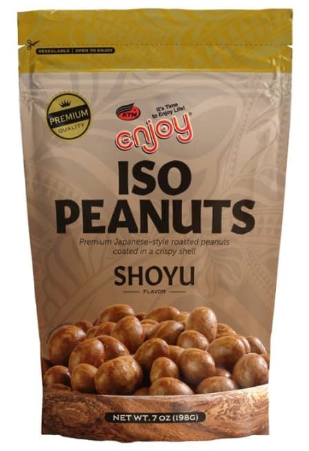 Enjoy Shoyu Iso Peanuts, 8 Ounce