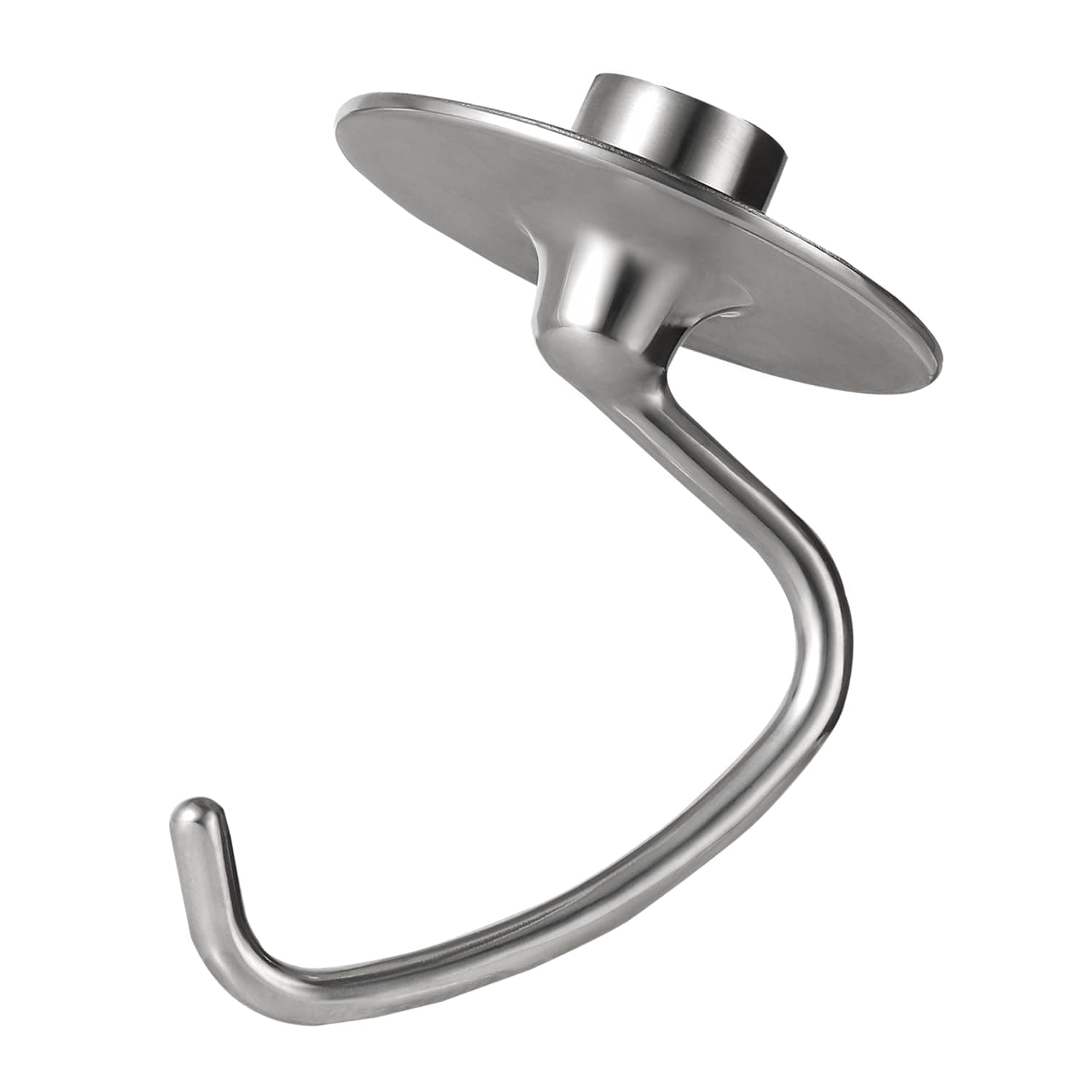 Stainless Steel Dough Hook Attachment for KitchenAid 4.5-5 Quart Tilt-Head Stand Mixer, K45DH Dough Hook Replacement for KSM90 and K45, Mixer Parts Accessories