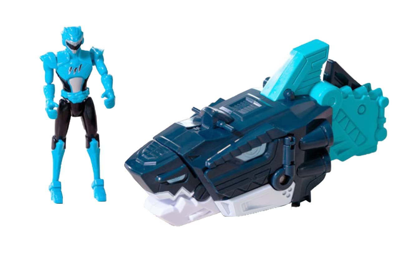 Miniforce Super Dino Power Trans-Head MEGA Shark Megalodon Korean Toy