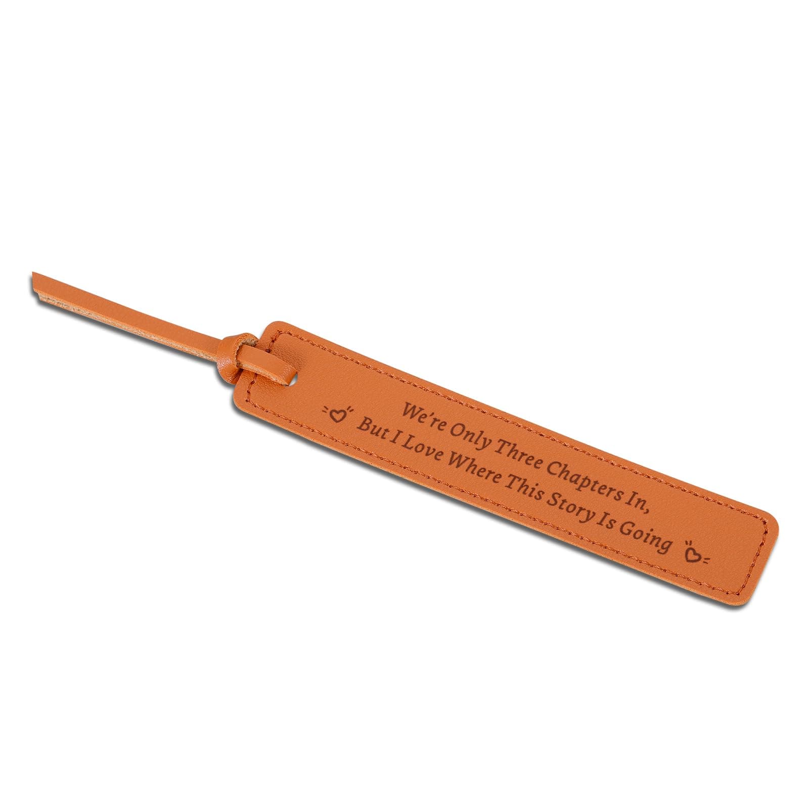 Leather Bookmark 3rd Anniversary Wedding Gifts for Him & Her