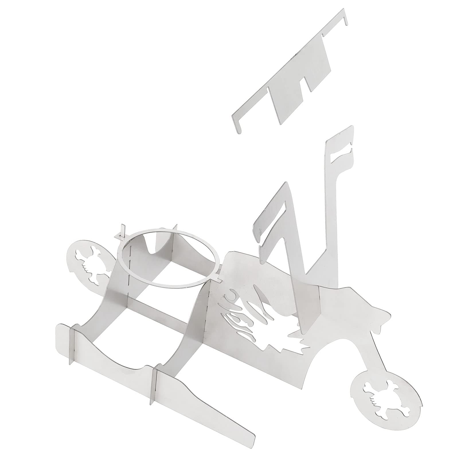 NLDGR Chicken Roaster Chicken Holder Chicken Rack, Stainless Steel Grill Beer Can Holder Stainless Steel Beer Chicken Stand