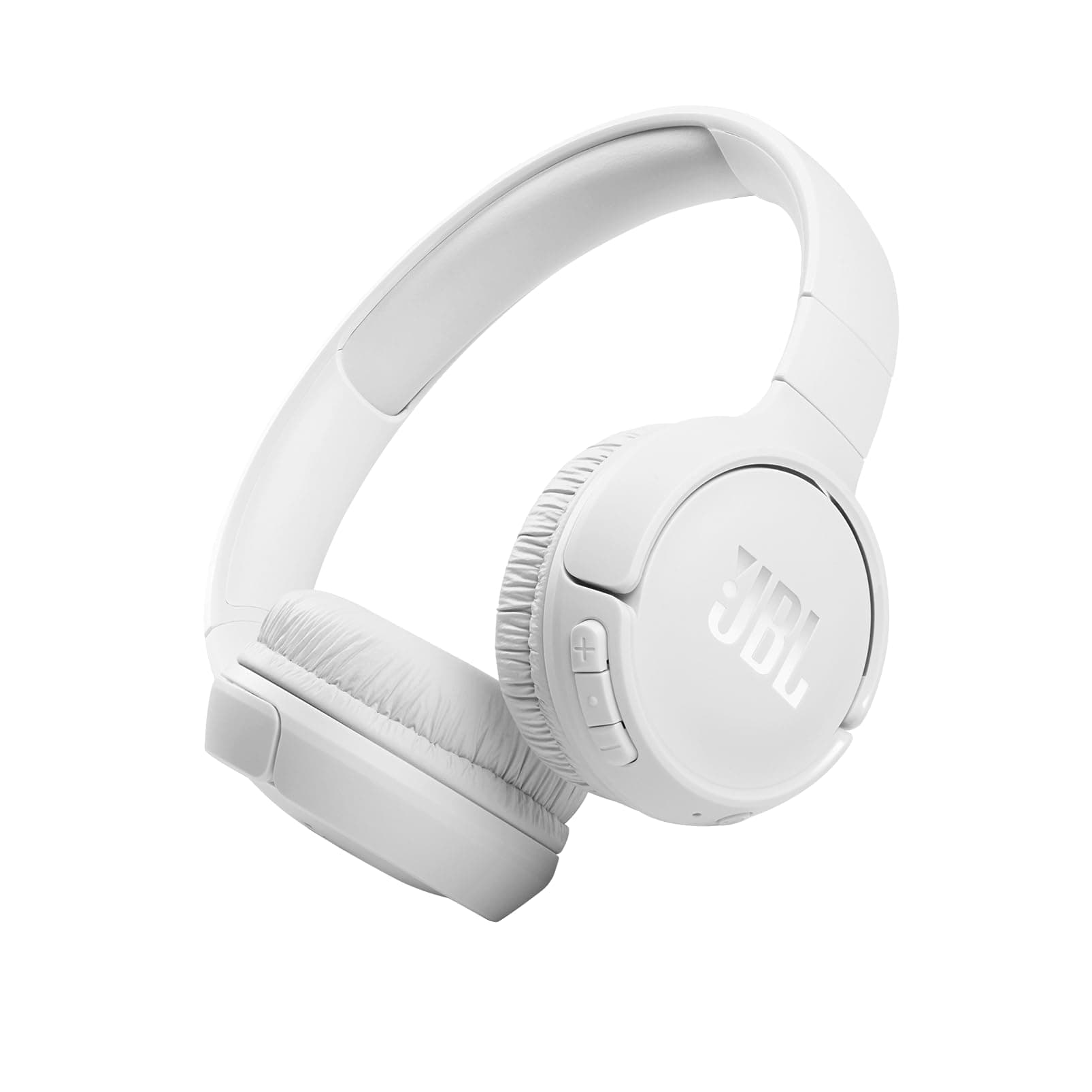JBL Tune 510BT: Wireless On-Ear Headphones with Purebass Sound - White