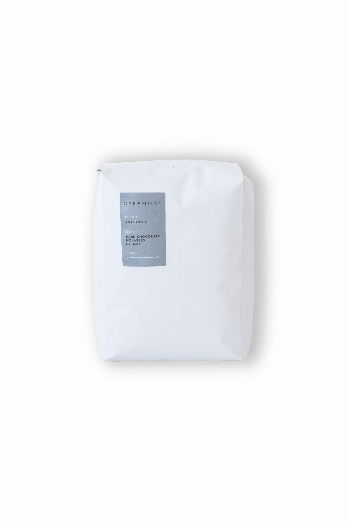 Ceremony Coffee Roasters - Antithesis Dark Roast Blend - Specialty Whole Bean or Ground Coffee - 2lb Bag (Espresso - Fine Grind)