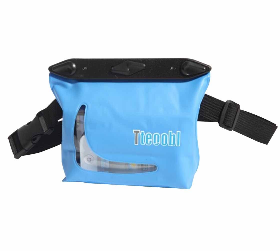 Waterproof Pouch with WAIS Shoulder Strap Waterproof Dry Bag Snowproof Dirtproof Sandproof Case Bag with Super Lightweight and Bigger Space for Beach Swimming Boating Diving