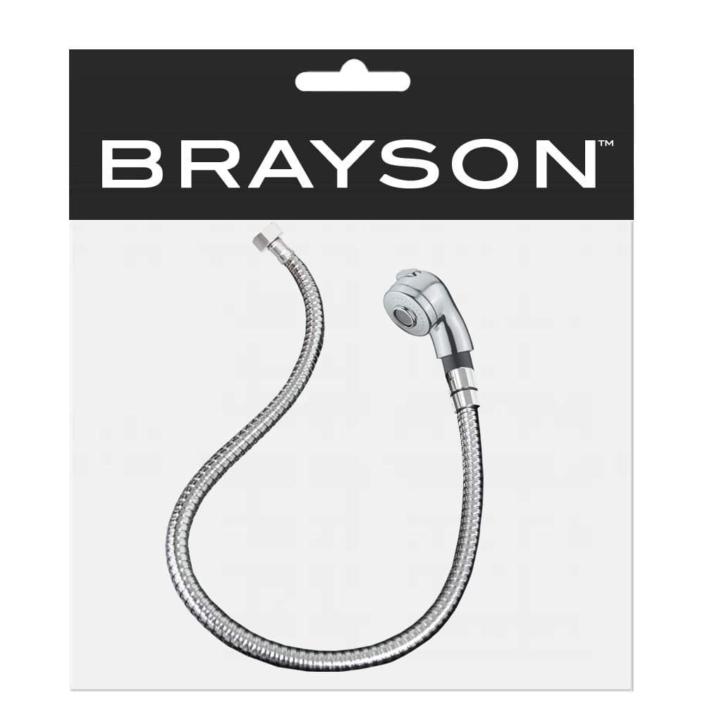 Salon Equipment Large Chrome Shampoo Sprayer Head w/Chrome Hose SA-30B