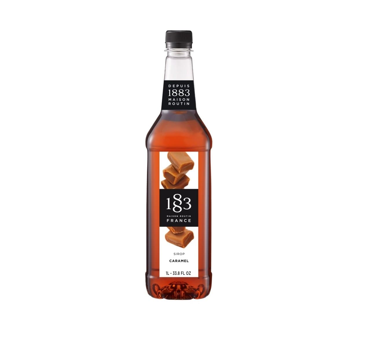 1883 Maison Routin Caramel Syrup 1 Litre & Pump
