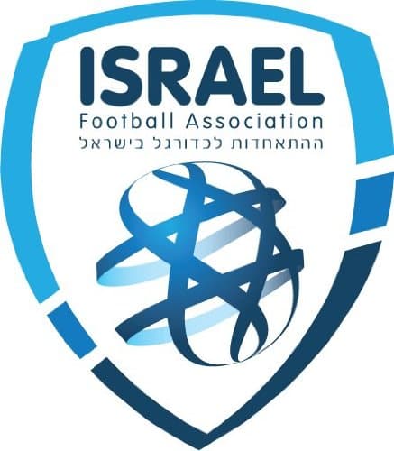 Israel National Team Soccer Football Car Bumper Sticker Decal 4" x 5"