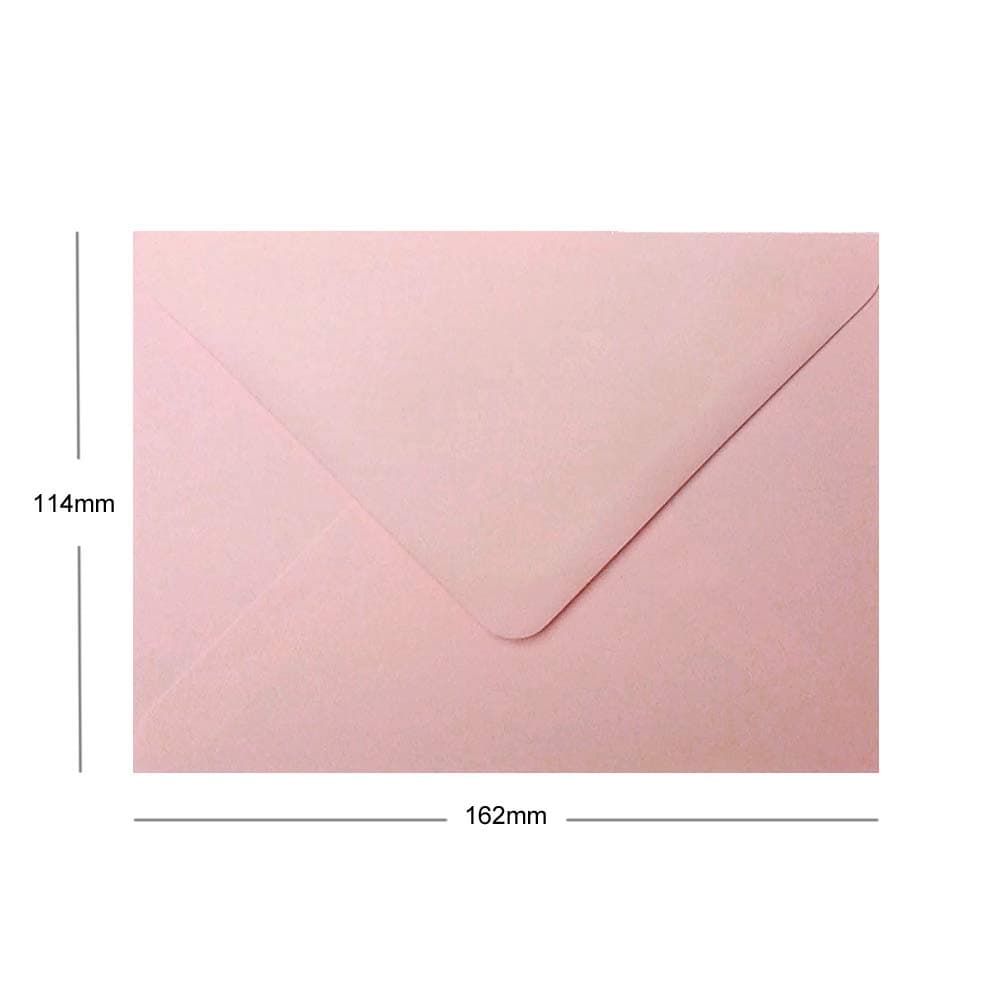 Pink Envelopes - Size C6 162mm x 114mm - Pack of 100