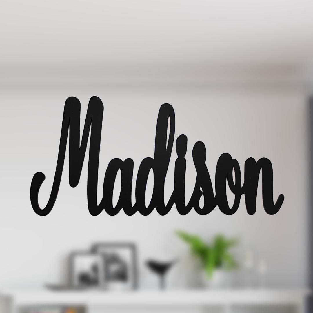 Name Wood Sign for Room Decor. Wooden Personalized Sign for Baby or Word Sign. Wooden Letters. Family Wall Decor. Baby Name Wall Letters. Custom Last Name Sign. (Different Colors & Sizes)