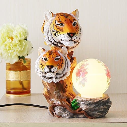 Two-headed Tiger designs decorate the Peony Lantern Magic Ball crafts gifts ornaments