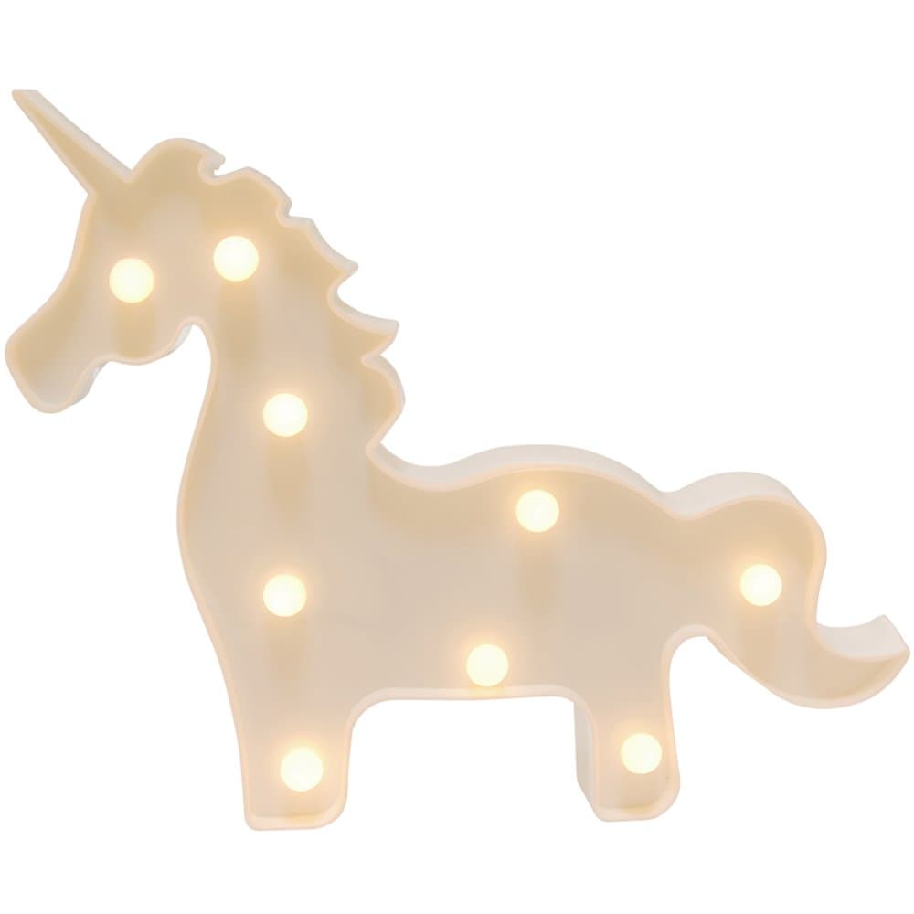 Unicorn Lamp Unicorn Decor Light Battery Operated Unicorn Table Lamp Light for Party Supplies-Wall Decoration for Kids' Room,Living Room,Bedroom