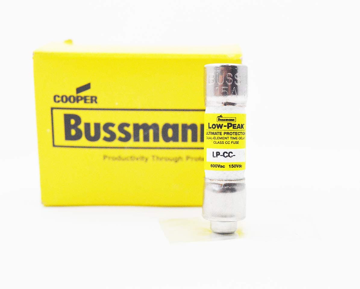 Bussmann LP-CC-2-8/10 2.8Amp (2.8A) Midget,Time Delay, Low-Peak LP-CC Class CC 600 Vac