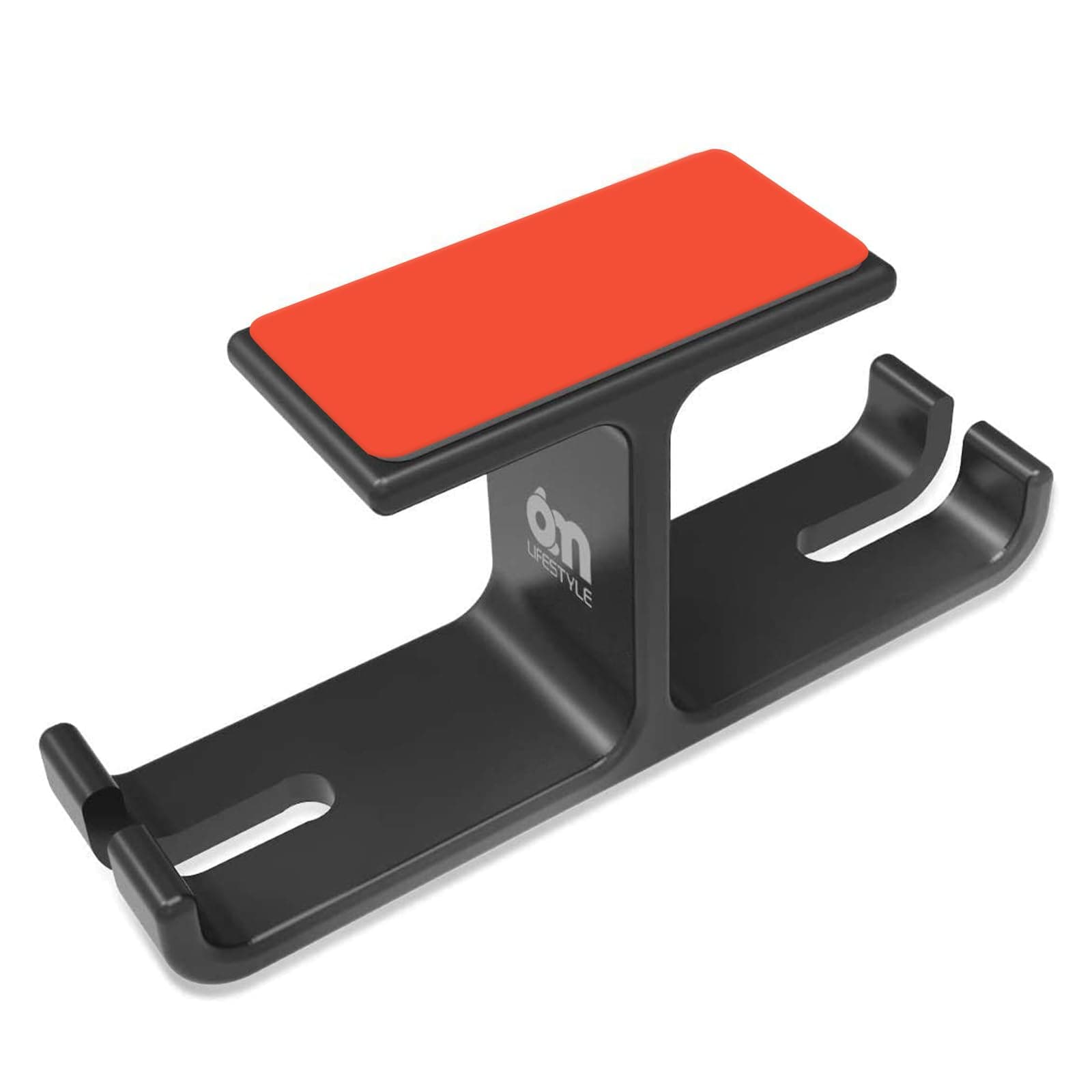 Gaming Headphone Hanger, Aluminum Dual Headset Holder Hook Mount with Cable Organizer, Under Desk Design