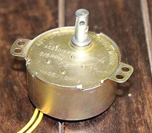 QBM 220V 3-4W CW/CCW Auto Swing Metal Motor,Synchronous Motor (220-240 Volt) (Pack of 1)