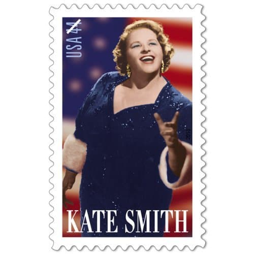 United States Postal Service 2010 KATE SMITH -GOD BLESS AMERICA .44 SHEET OF 20 MNH