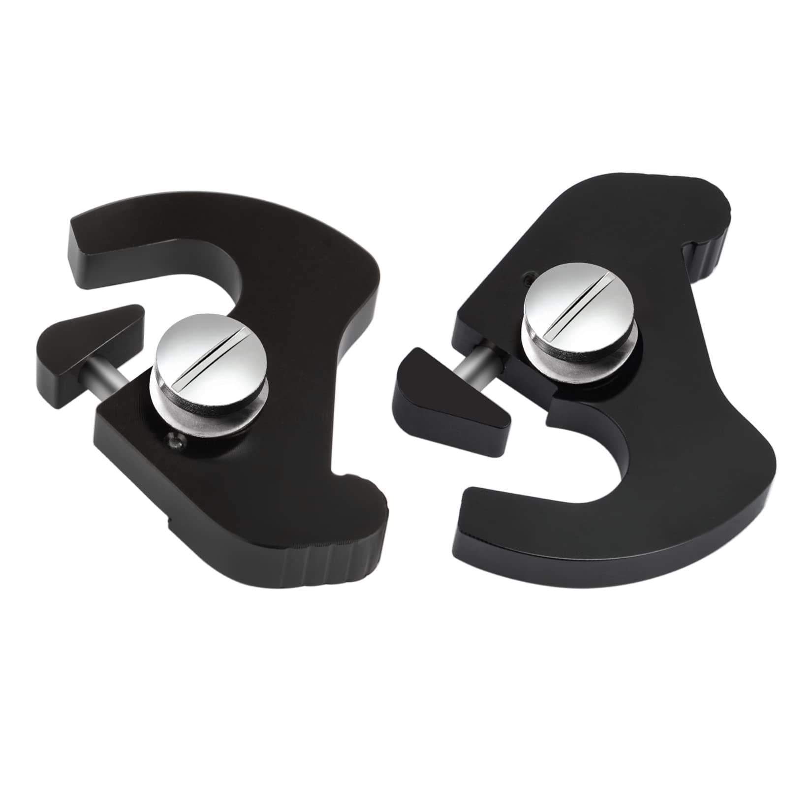 Black Detachable Mounting Luggage Rack Latch Clips Compatible for Harley Davidson Softail Sportster Touring Street Glide Road King Electra Glide 1986-2024