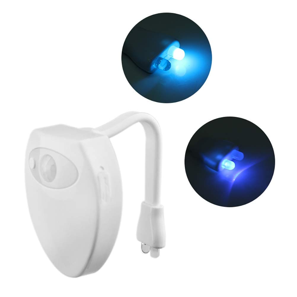 Surenhap 16 Coloured LED Toilet Light Toilet Night Light USB Rechargeable Toilet UV Light Sensor Lamp with Motion Sensor