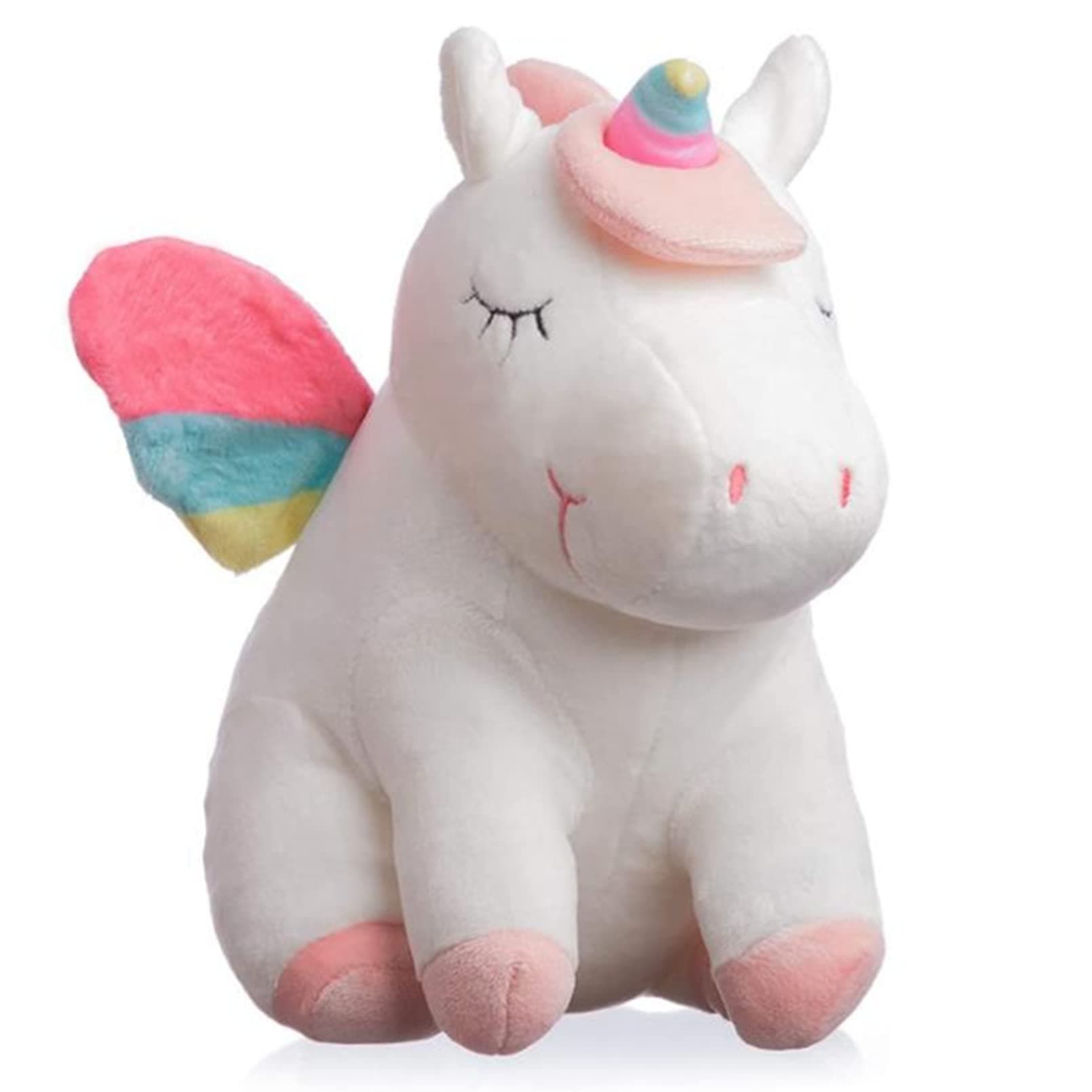AM ANNA Unicorn Stuffed Animal Plush Toy,9.8 Inch Cute Soft Rainbow Unicorn Plush Stuffed Animal Toy Doll, Gift for Kids Babies Birthday Party Home Décor