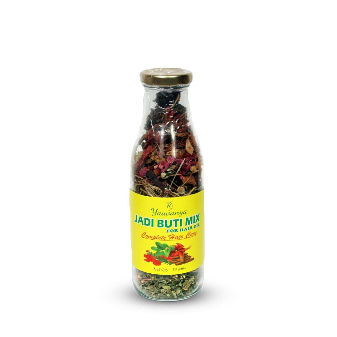 Yauvanya Make Your Own Hair Oil DIY Herbs Mix (11 sundried herbs) for complete Hair Care