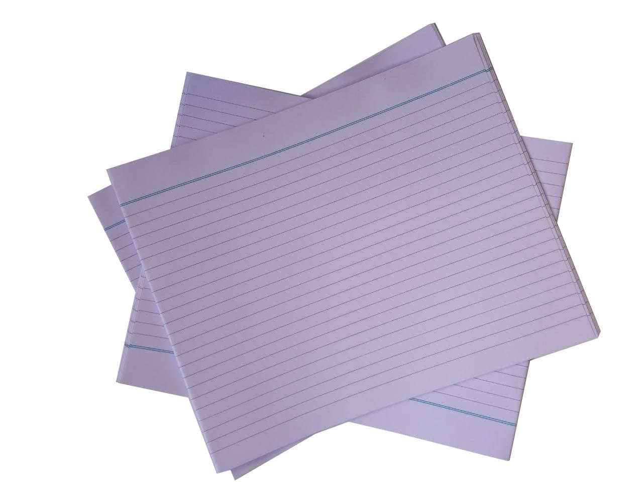 Answer Sheets for Exam Practice and for test 100 Sheets Only (50 Joint Sheets Without Fold, With Folding 100 Sheets Or 200 Pages) Both Side Ruled Size 29X23 Cm