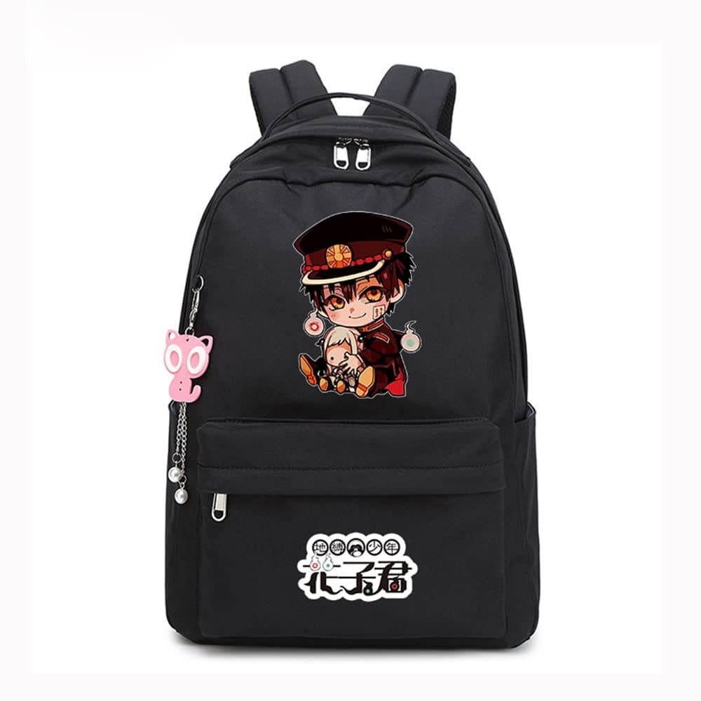 School Bags Toilet-bound Hanako-kun Yugi Amane Yashiro Nene Printed, Backpack For Boys Girls, 16 Inch Laptop College Secondary School Bags, Pink Black Blue Green