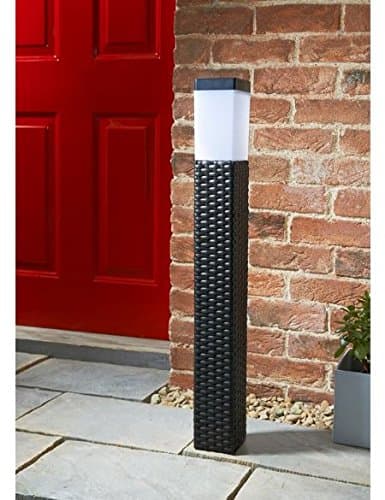 ultimatesalestore1 Solar Powered Venice Tall Solar Rattan Post Light