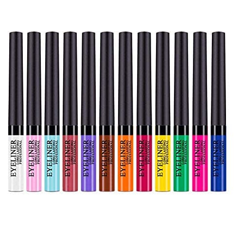 Liquid Glitter Eyeliner Metallic Glitter Sparkling Eyeliner Eyeshadow High Pigmented Colorful Brighten Eye Shadow Long Lasting Sparkling Eyeliner