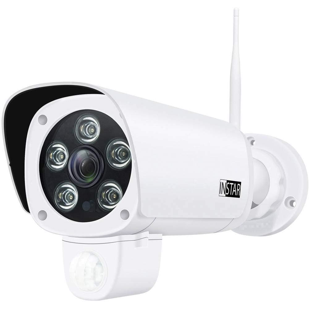 INSTAR IN-9008 Full HD White - IP Camera - Security Camera - Home Security System - Camera Outdoor - CCTV - CCTV Camera - LAN - WiFi - Night Vision - Alarm - PIR Sensor - RTSP - ONVIF