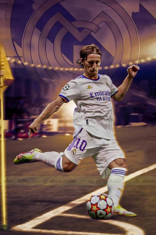 GenericPoster of Luka Modric, Luka Modric Footballer Posters for Room Wall Decortation, Size - 12 X 18 inches || EB ART 10715