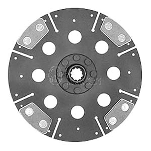 AGmonkey Tx13082 10.6" Dual Stage Clutch 4-Pads PTO Disc Long-Universal 560 550 590 Dt