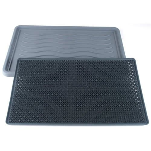 Ogrc727 17" X 27" Poly Boot Tray / Scraper Combo