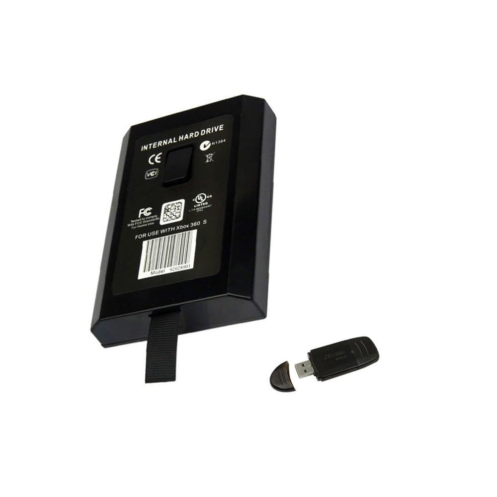 Hard Drive Case Enclosure for Xbox 360 S Slim 20gb 60gb 120gb 250gb Hard Drive ( Case Only, with Card Reader )