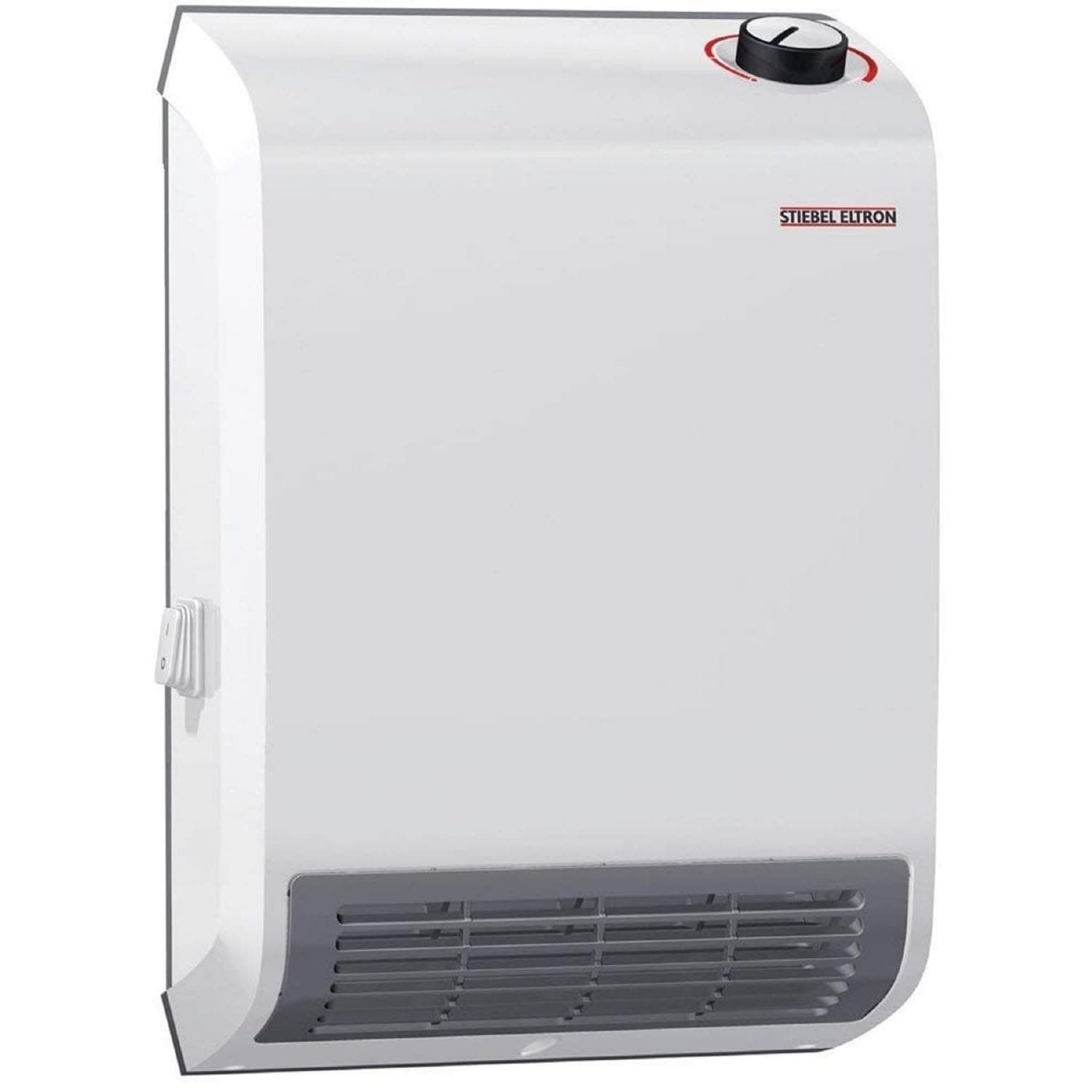 CK Trend Wall-Mounted Electric Fan Heater, 1500W, 120V, White, Made in Germany