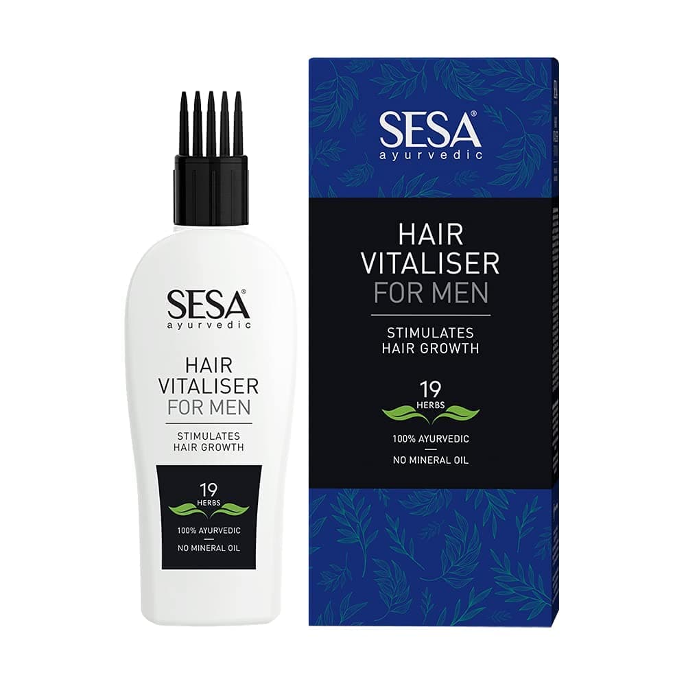 SESA Hair Vitalizer For Men 100Ml - Hair Growth Oil, Reduces Hair Fall, Nourishing Hair Oil For Men