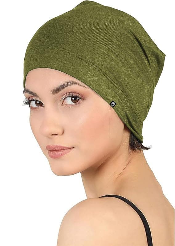 BISMAADHUnisex Sleep Cap, Bamboo and Cotton, Created for Chemo, Alopecia, Hair Loss, Essential Chemo Headwear