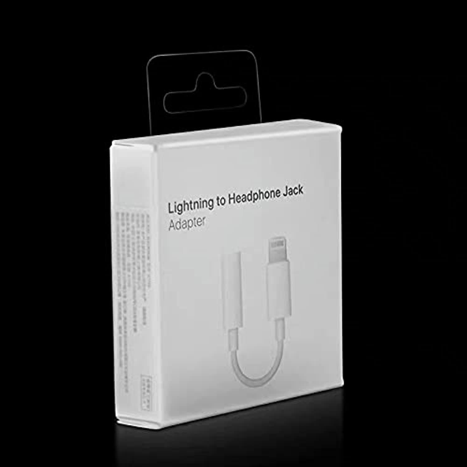 THE BESTiPhone Headphone Jack Adapter MFi Audio Dongle Splitter Earphone Jack Adaptor Compatible for iPhone 11/11 Pro/XR/XS/X/8/7 Support All iOS System (white)