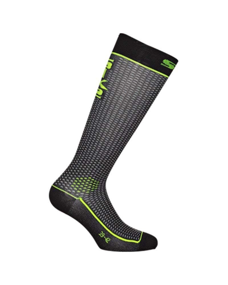 SIX2 LONG2, Unisex Adult, Black Carbon/Yellow, III