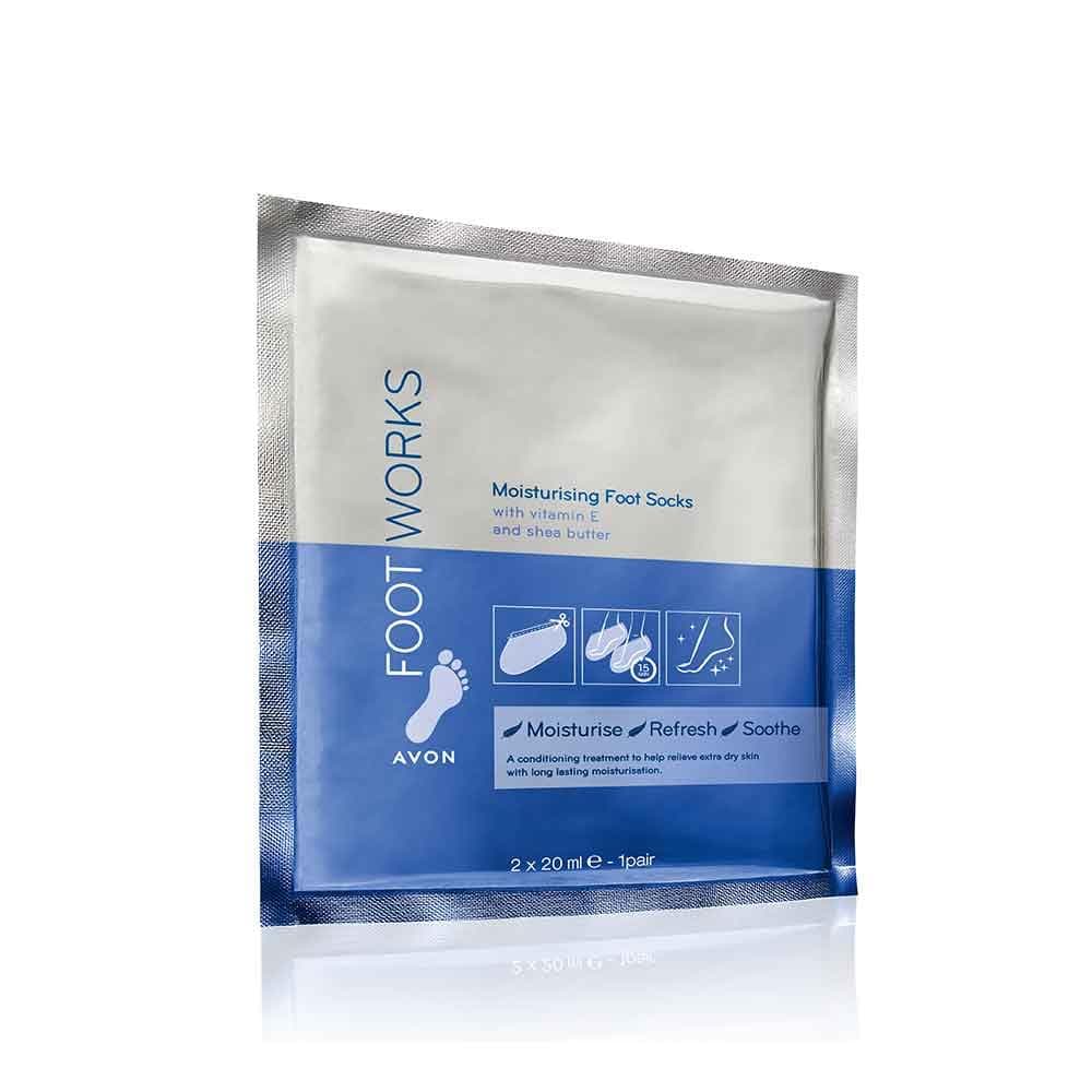 Avon Footworks Moisturising Foot Socks