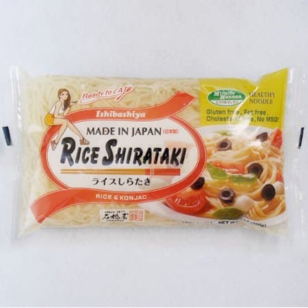 shirataki gluten free noodles RICE SHIRATAKI NOODLE 200g