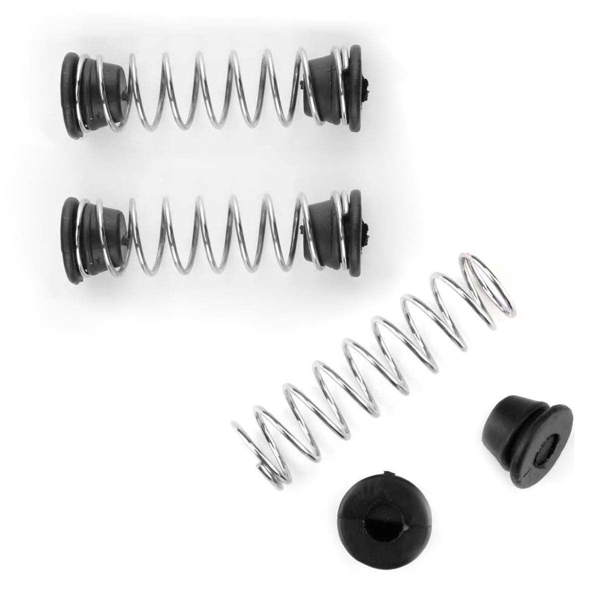 3 Set Precision Pruner Spring Replacement with Rubber Base End Cap for Pruning Shears Garden Pruners Garden Snips Trimming Scissors Clippers Repair Parts 2'' Length 50mm