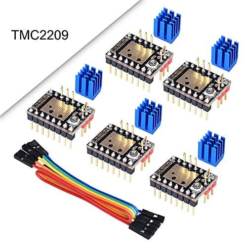 WitBot TMC2209 V1.2 UART Stepper Motor Driver 256 Micro Steps Current 2.8A Peak VS TMC2208/2130 Suitable Controller Board SKR V1.3 MKS Gen L for 3D Printer Part