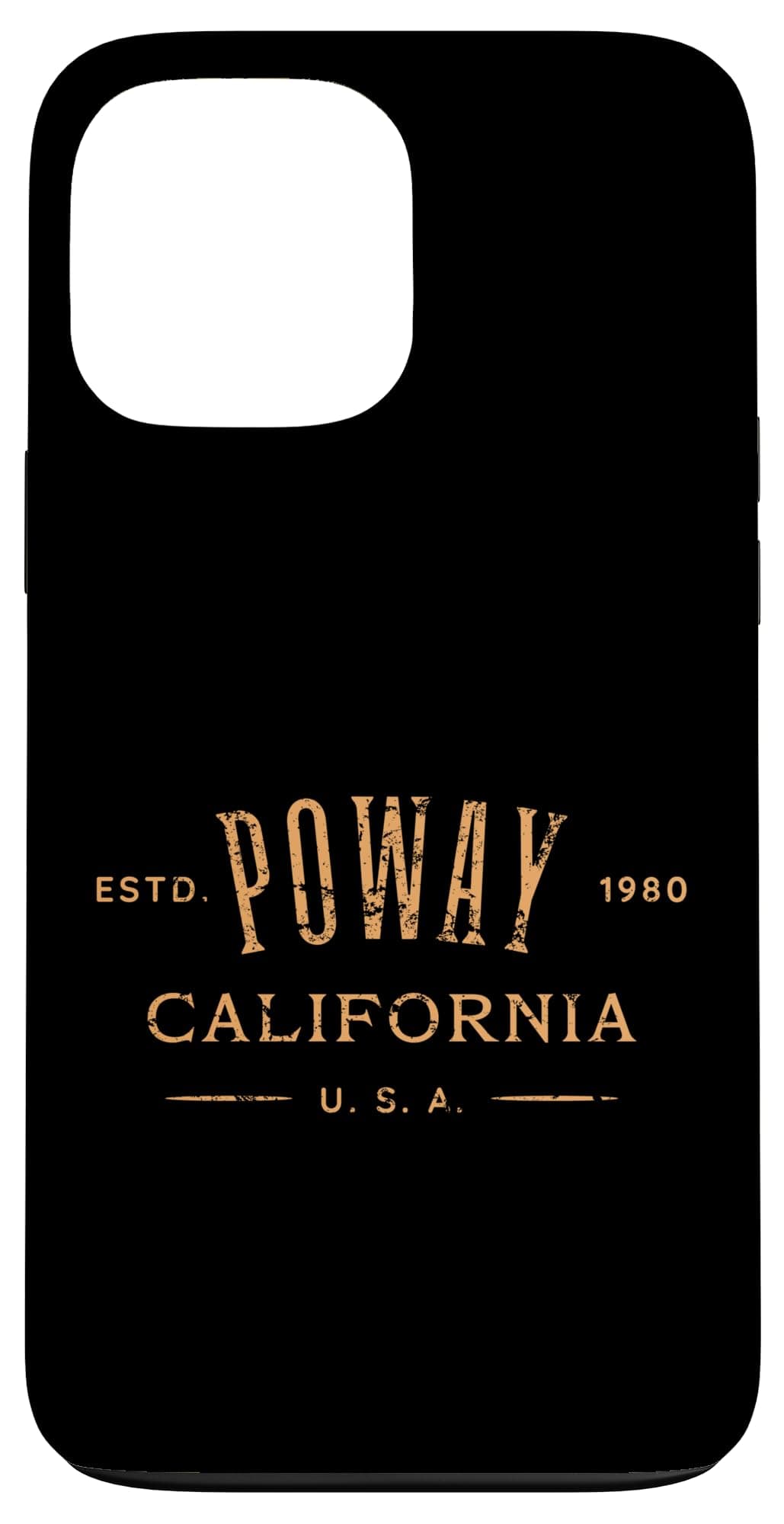 iPhone 13 Pro Max Poway California USA Design Vintage Style Poway CA Souvenir Case